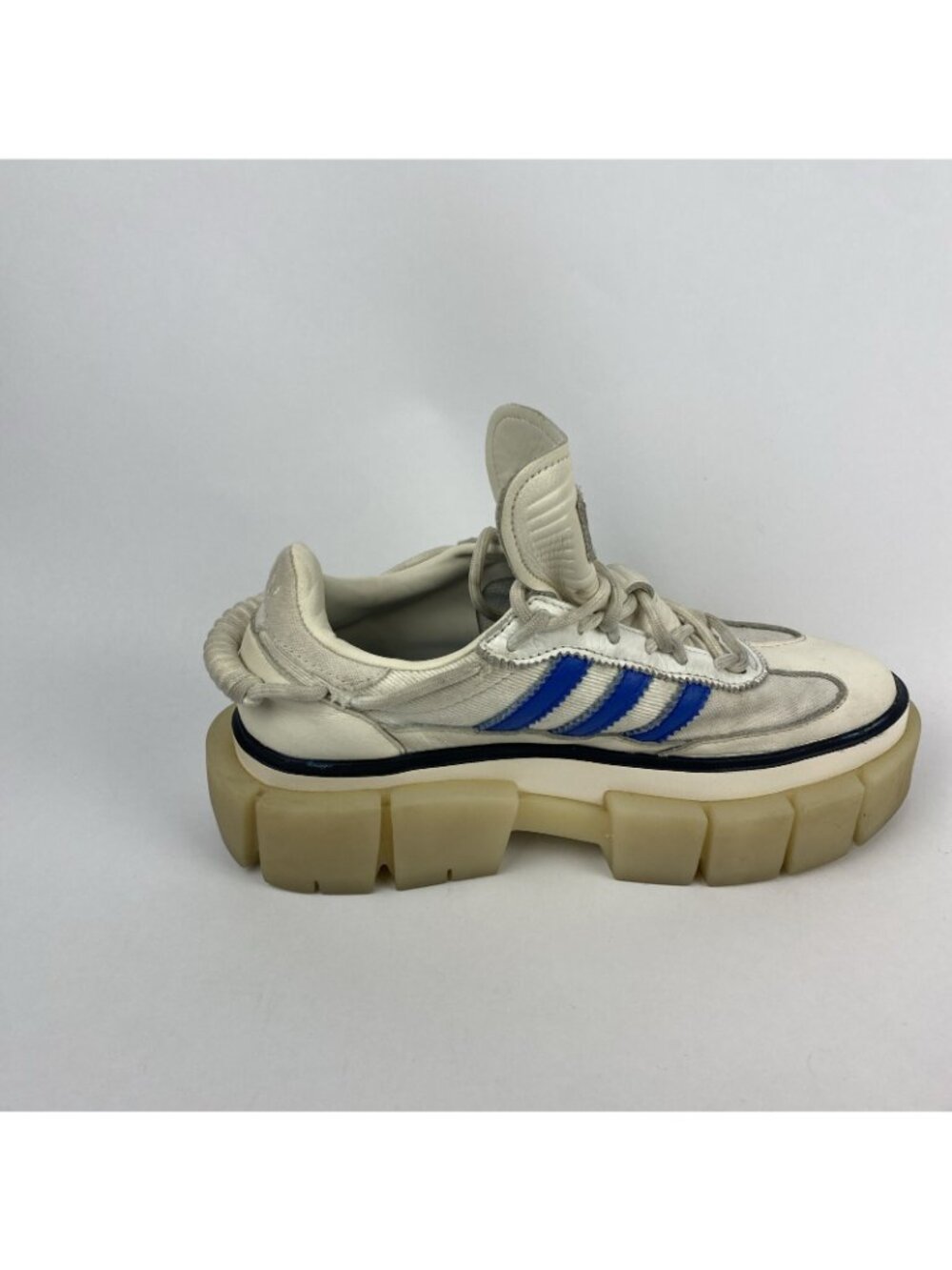 Adidas x Ivy Park Womens 6.5 Beyonce Super Sleek Platform Shoe White Blue GZ3890 - Picture 5 of 9
